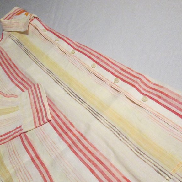 😎 TOMMY BAHAMA MEN’S STRIPE – MULTI-COLOR SHIRT – NEW SIZE XL 😎 - Picture 10 of 16